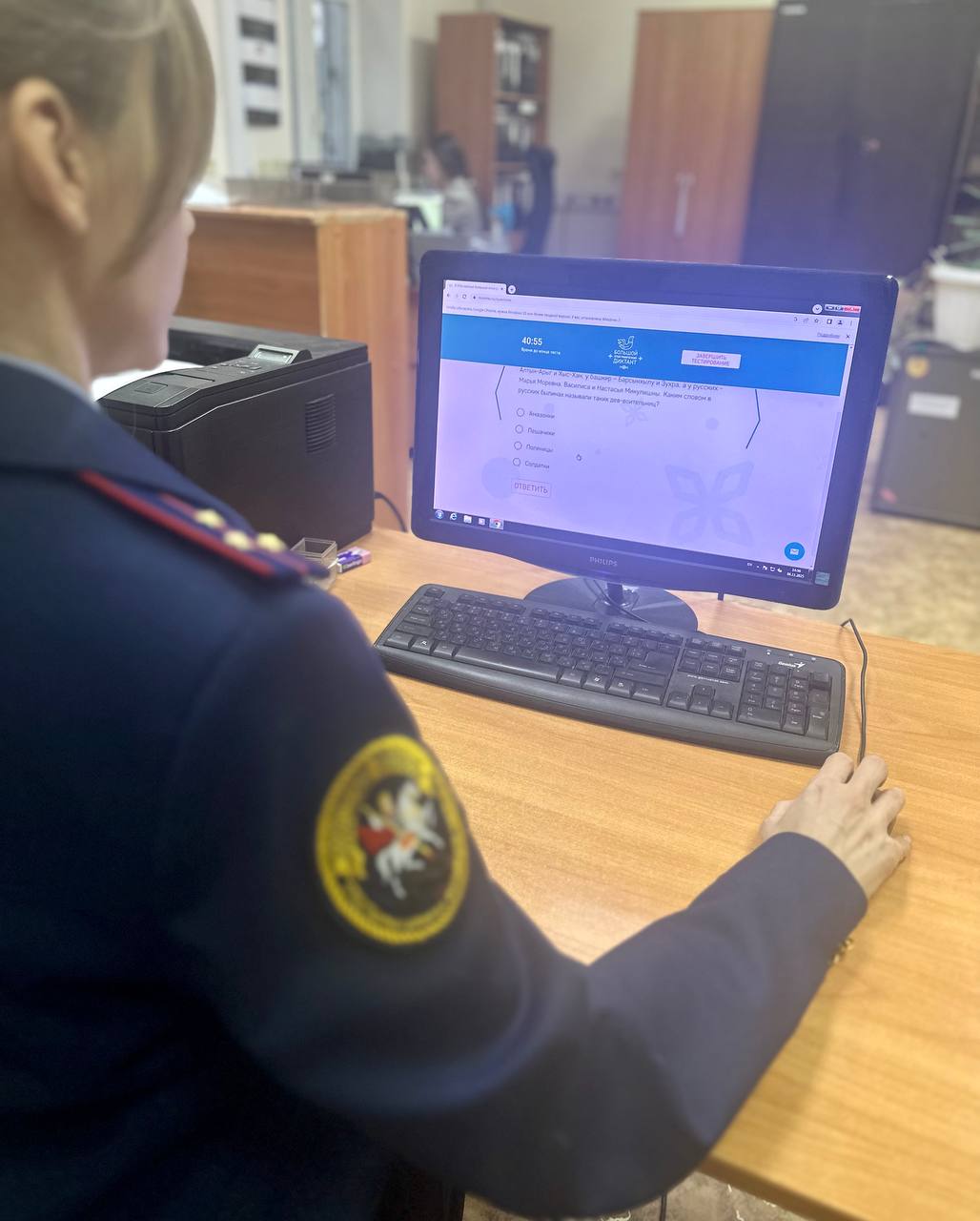 Сотрудники следственного управления СК России по Чувашской Республике написали Большой этнографический диктант Сотрудники следственного управления СК России по Чувашской Республике написали Большой этнографический диктант