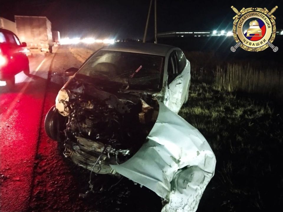 В Чебоксарском округе пьяный водитель спровоцировал аварию