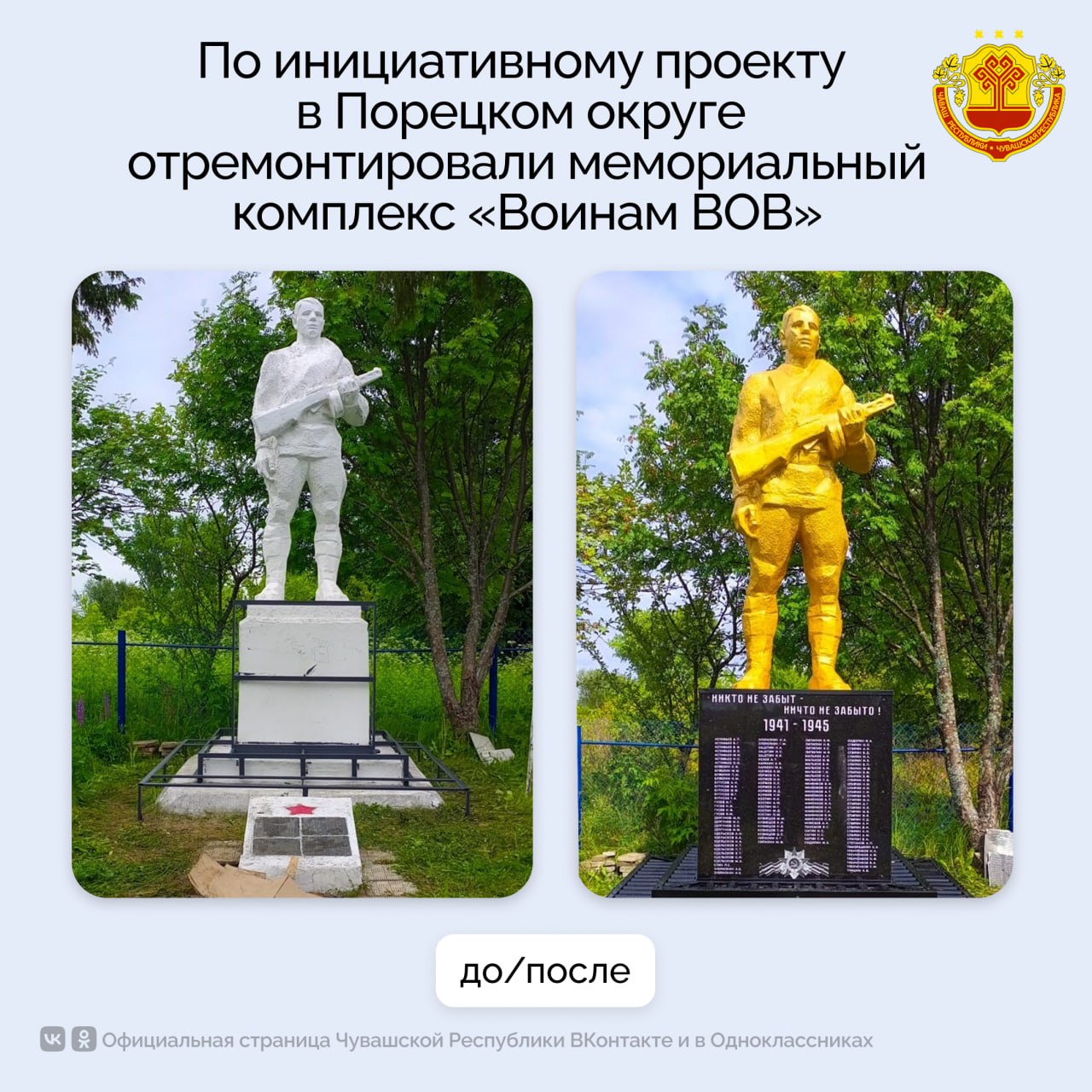 В этом году в Порецком округе реализуются 73 инициативы