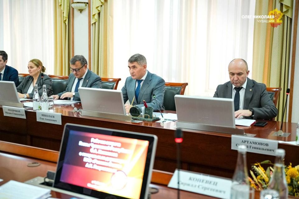 Олег Николаев обсудил с Александром Гавриловым развитие электросетевой инфраструктуры Чувашии