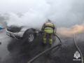 В Чувашии в один день сгорели две бани и автомобиль