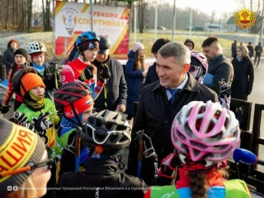 В Чувашии на базе Центра зимних видов спорта при Республиканской спортивной школе олимпийского резерва № 2 открылась лыжероллерная трасса