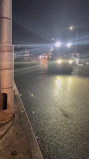 На Гагаринском мосту завершили укладку асфальта!