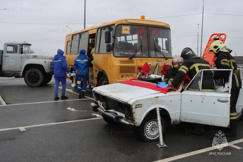 #БудниМЧС. Сегодня состоялась практическая тренировка территориальной подсистемы РСЧС Чувашской Республики