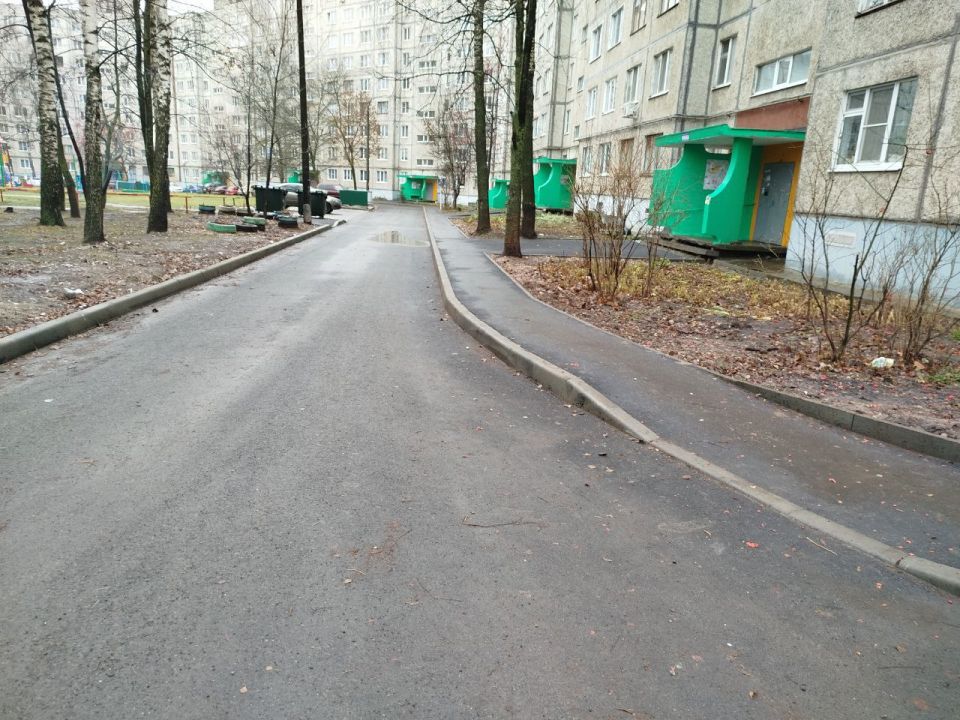 Завершаем осенний сезон работ на тротуарах