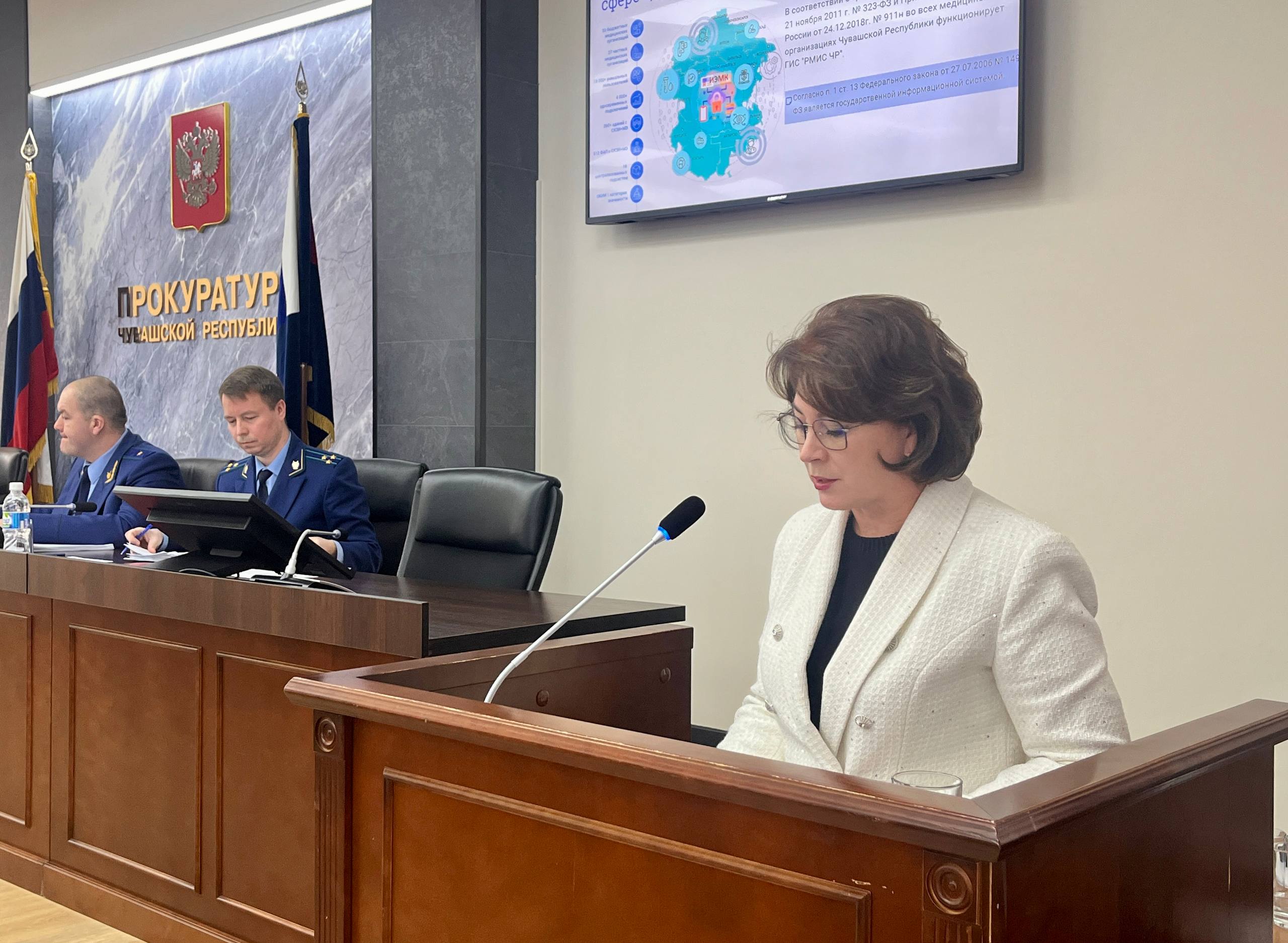 Под председательством прокурора Чувашской Республики Эдуарда Гиматова состоялось расширенное заседание коллегии прокуратуры республики, посвященное состоянию законности в сфере информационных технологий и защиты информации Под председательством прокурора Чувашской Республики Эдуарда Гиматова состоялось расширенное заседание коллегии прокуратуры республики, посвященное состоянию законности в сфере информационных технологий и защиты информации