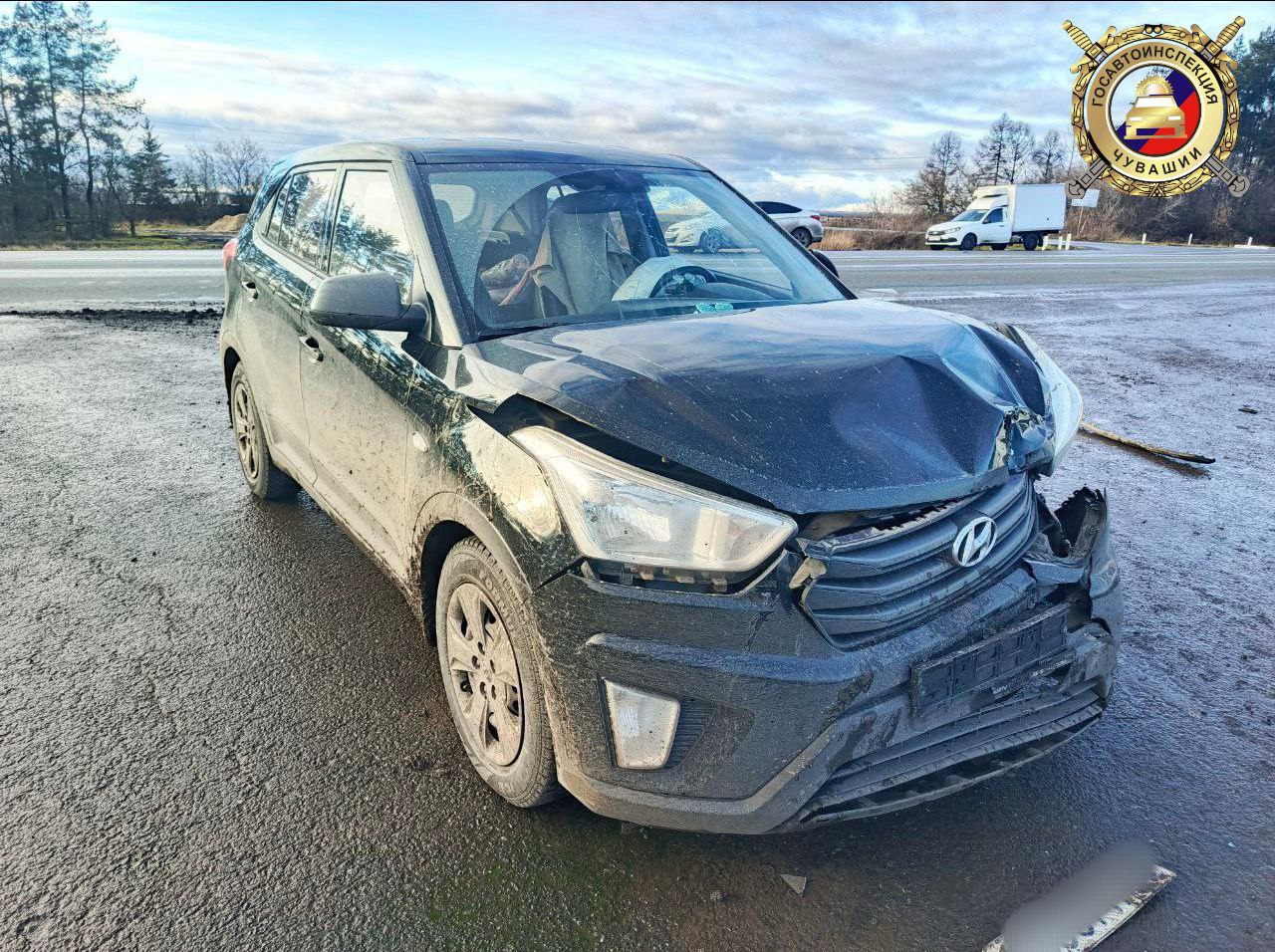 Сотрудники Госавтоинспекции проводят проверку по факту ДТП в Батыревском округе Сотрудники Госавтоинспекции проводят проверку по факту ДТП в Батыревском округе