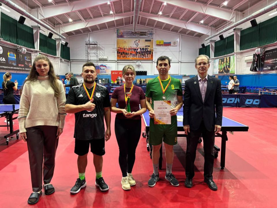 Бронза наша. Команда Минсельхоза Чувашии заняла почетное 3-е место в соревнованиях по настольному теннису на 23-й Спартакиаде работников органов исполнительной власти! Гордимся нашими спортсменами! #МинсельхозЧувашии