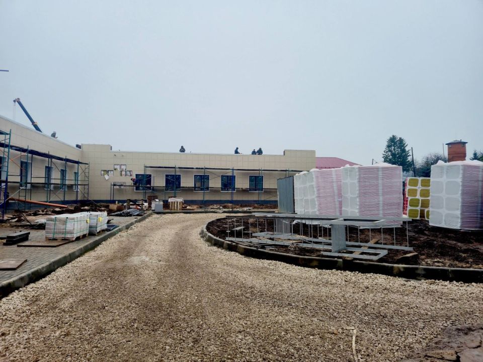 Строительство поликлиники в Моргаушах проверили: от подрядчика потребовали ускорения работ Строительство поликлиники в Моргаушах проверили: от подрядчика потребовали ускорения работ