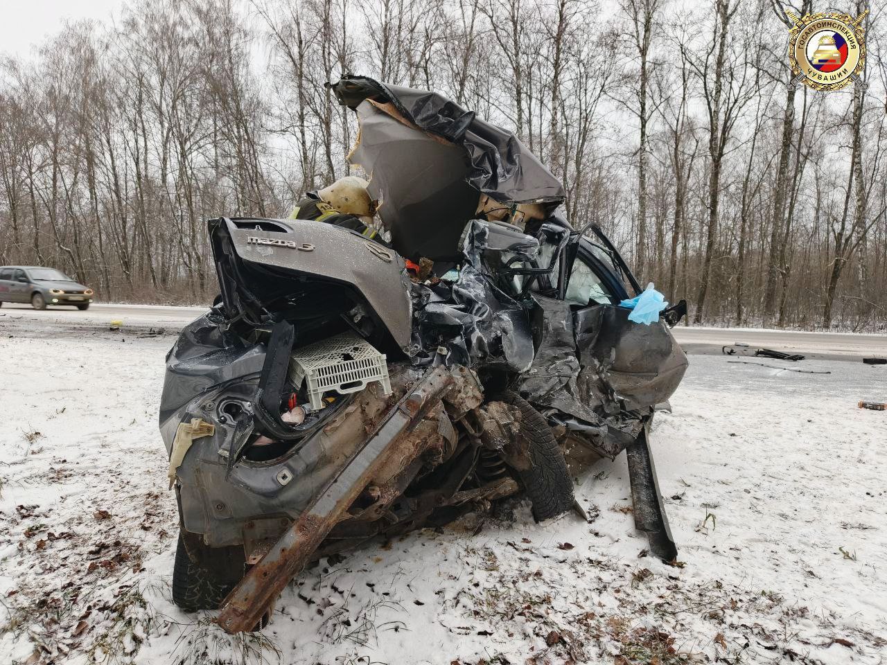 В Канашском округе в лобовом столкновении с автобусом погиб водитель иномарки В Канашском округе в лобовом столкновении с автобусом погиб водитель иномарки