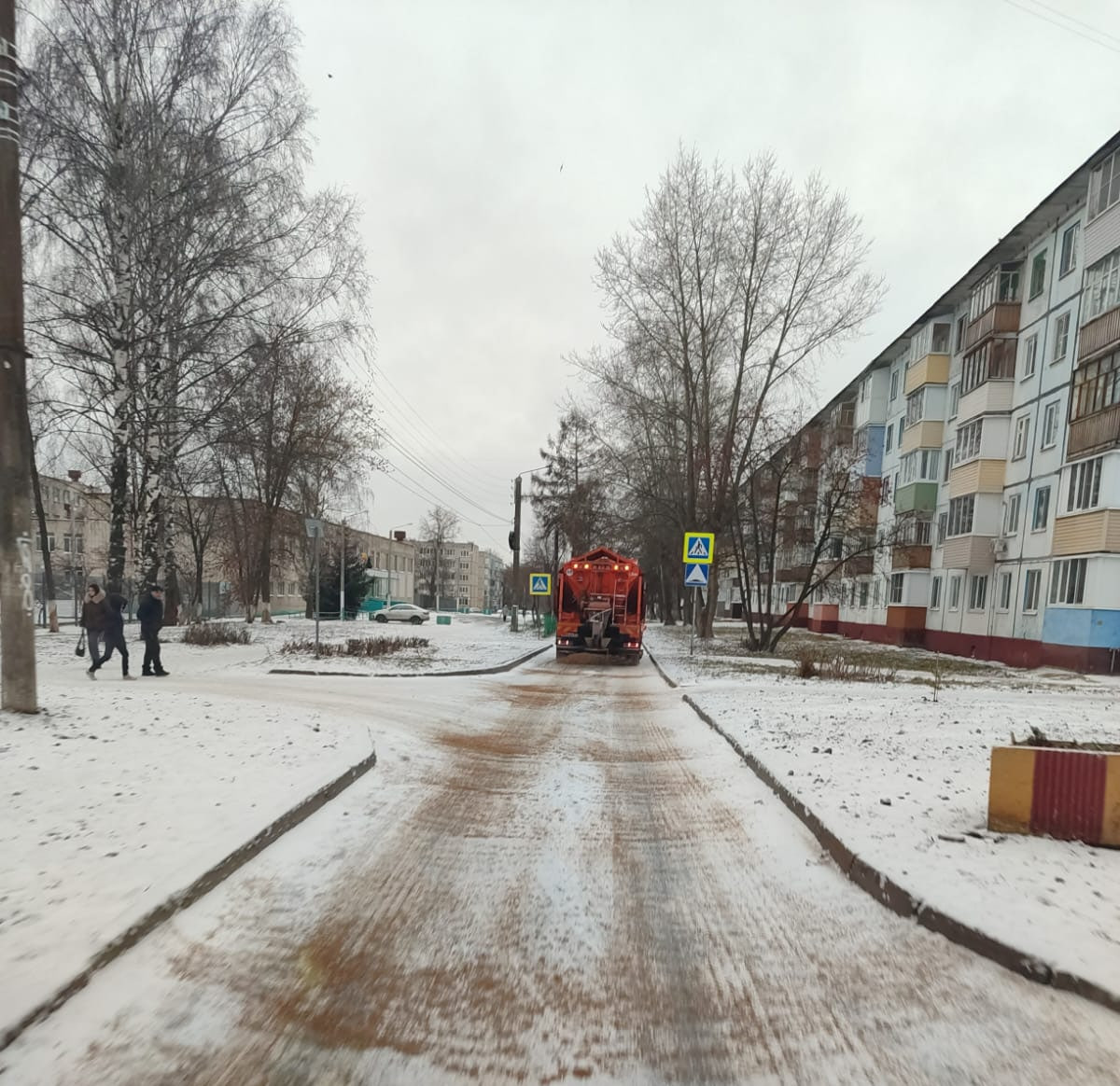 Новочебоксарск покрыло снегом Новочебоксарск покрыло снегом
