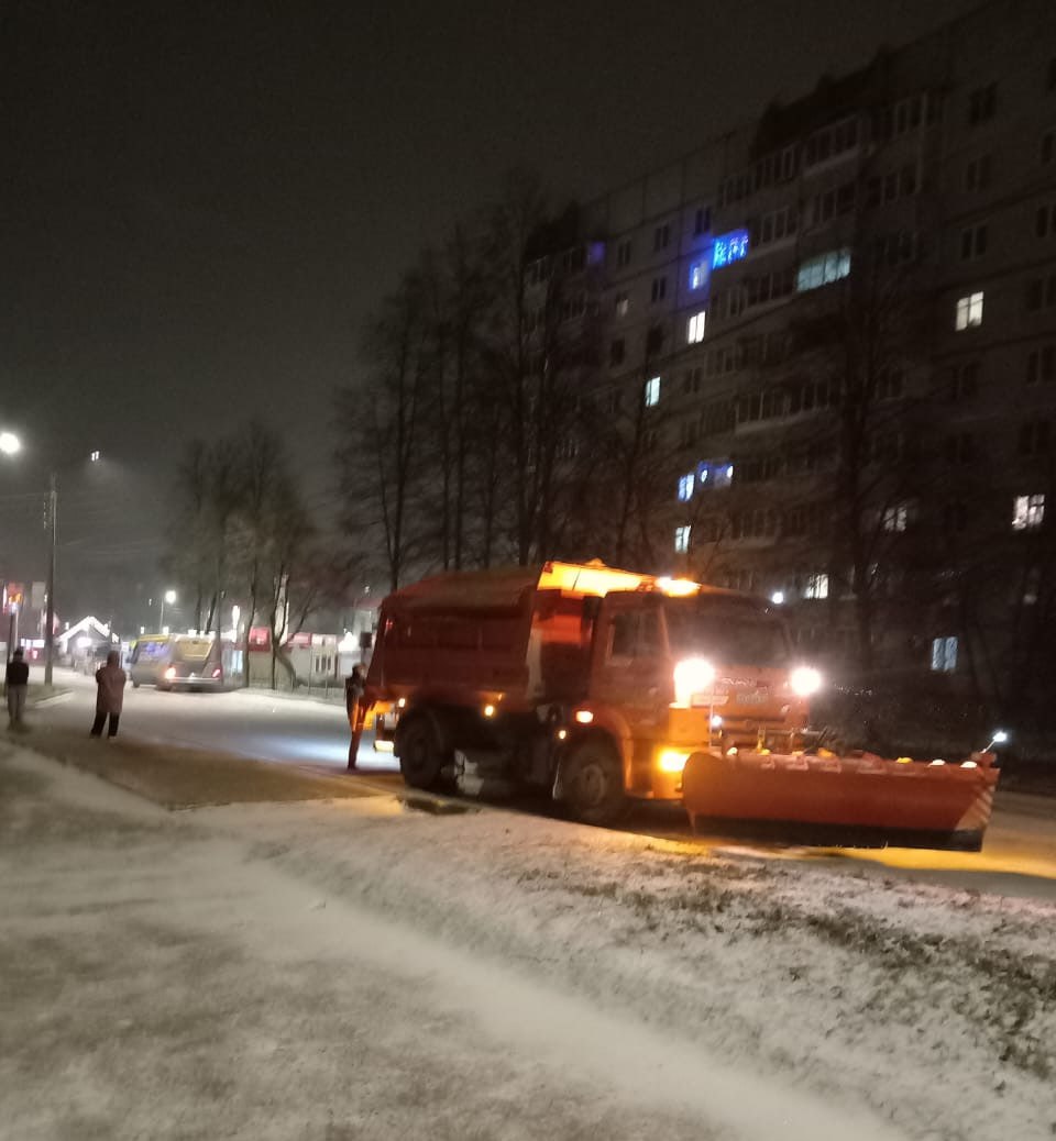 Новочебоксарск покрыло снегом