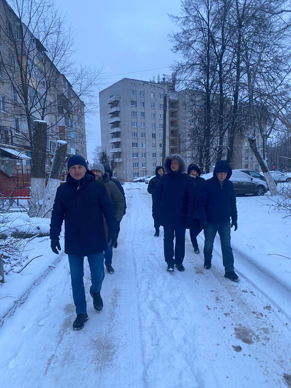 Сегодня утром по сложившейся традиции прошел обход территорий