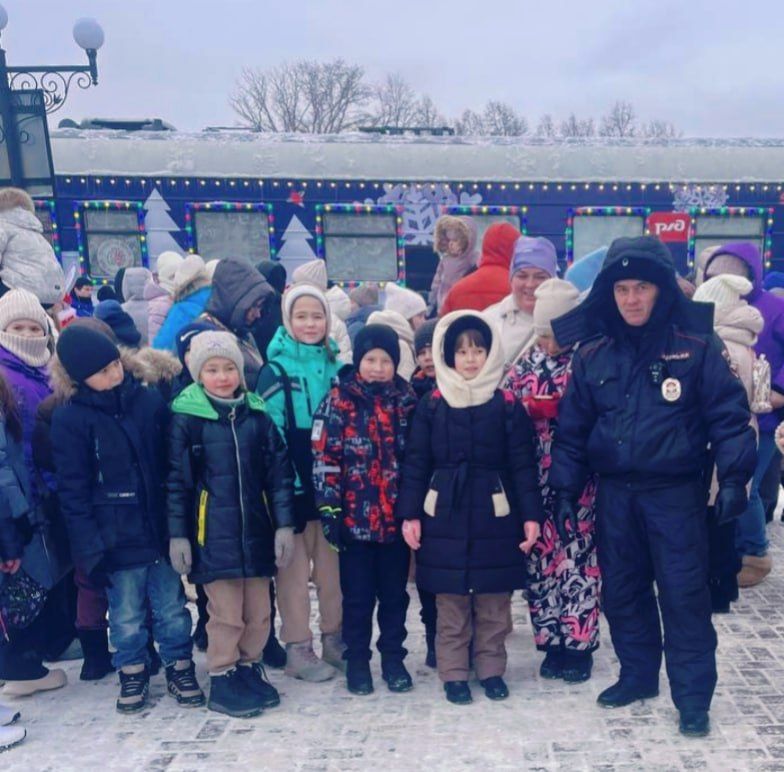 Встреча с Дедом Морозом в Йошкар-Оле прошла под надёжной охраной транспортной полиции