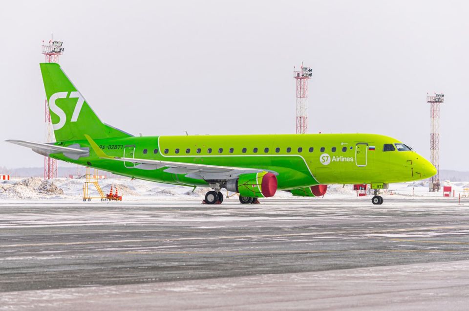 6 ������ S7 Airlines ��������� ����� ���� �� �������� � �����������