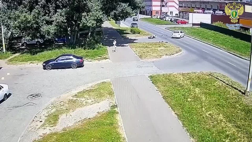 Прокуратура Чувашии направила в суд уголовное дело по факту ДТП, в котором пострадал мотоциклист