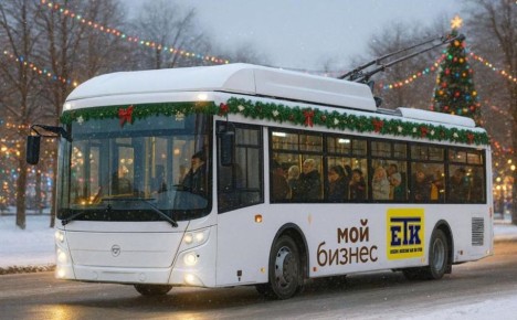 Бесплатная реклама в троллейбусах: февраль — месяц поддержки чувашского бизнеса