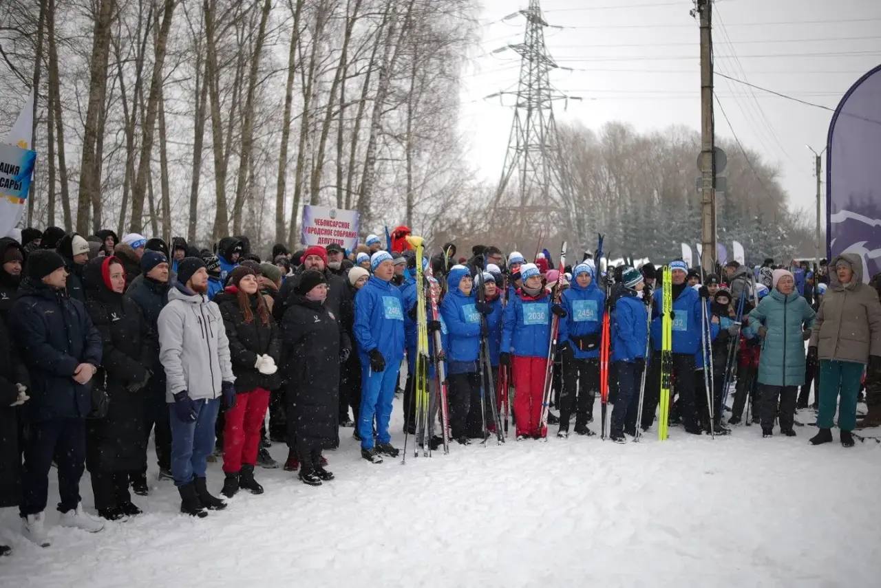 Более 1500 чебоксарцев вышли на старт муниципального этапа «Лыжни России»
