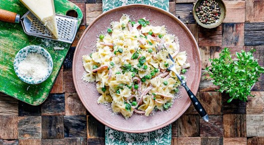 Нежная паста с горошком и сыром: идеальный ужин с изюминкой
