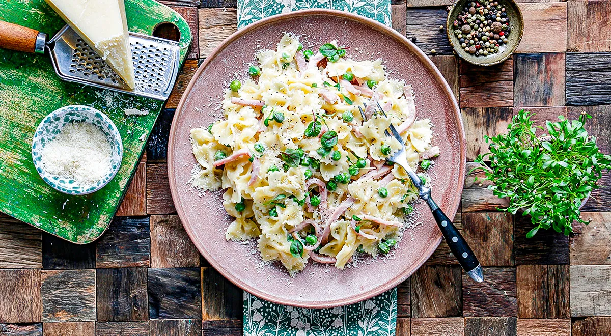 Нежная паста с горошком и сыром: идеальный ужин с изюминкой