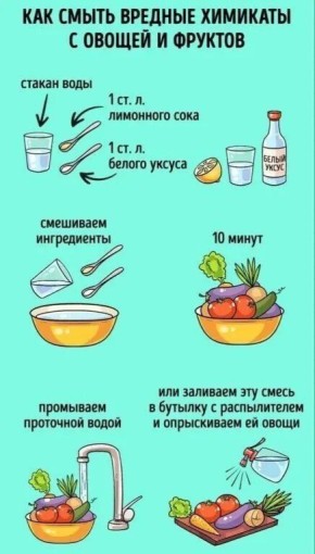 Эффективные способы очистки фруктов и овощей от химикатов