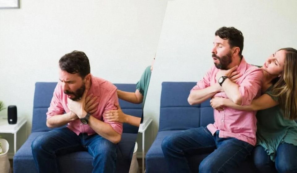 Как действовать при удушье в одиночестве: пошаговое руководство