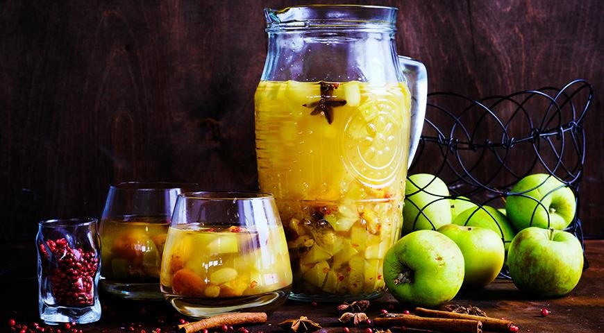 Согревающий зимний компот со специями