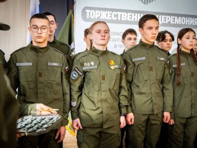 Курсантам Центра «ВОИН» в Чувашии торжественно присвоили звания