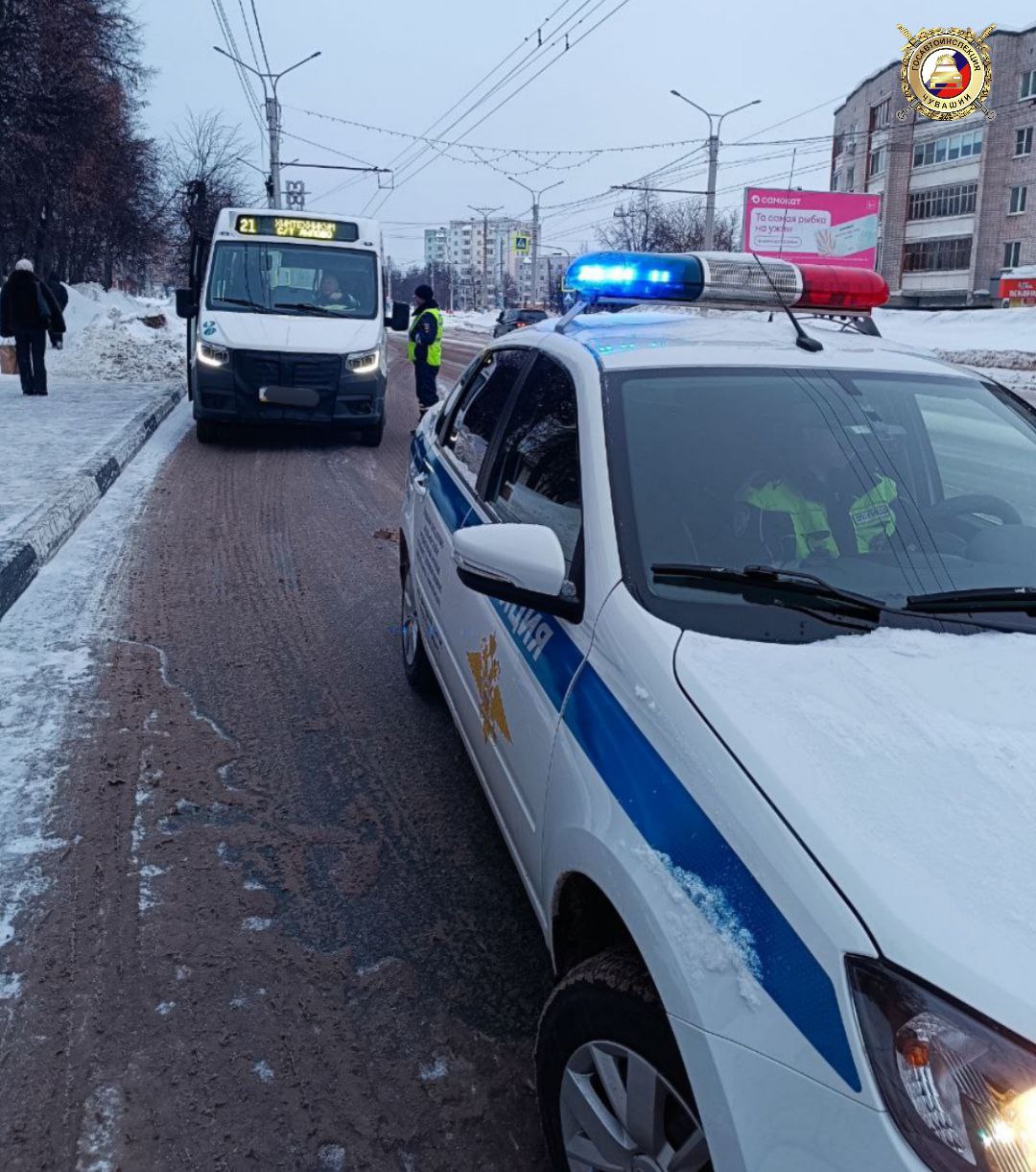 25 февраля на дорогах Чувашии сотрудники Госавтоинспекции провели рейд «Автобус»