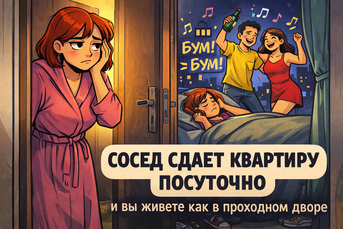 Сосед-сдающий квартиру: как не превратиться в жителя проходного двора