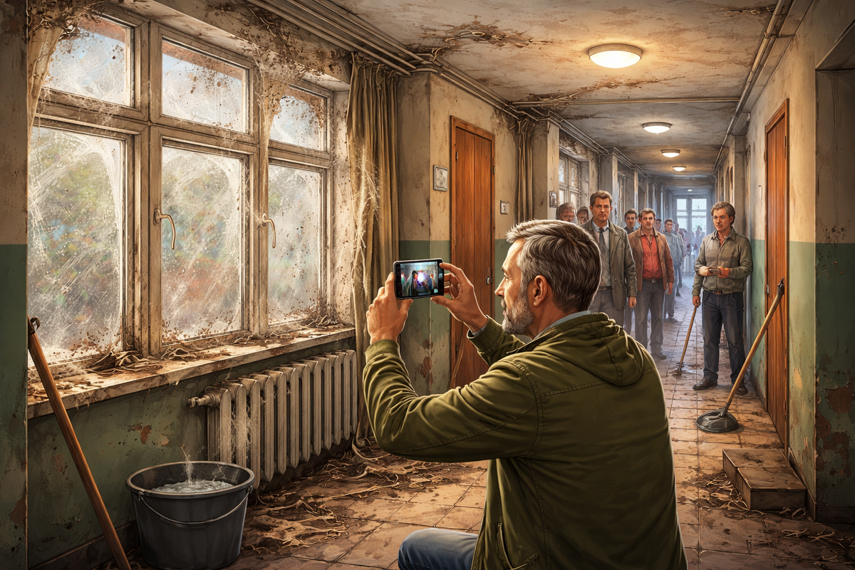 Житель Омска добился справедливости: грязные окна обернулись для УК штрафом