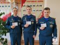 Новоиспеченные обладатели знака ГТО - Андрей Германов, Геннадий Димитриев и Антон Разыграев желают отличной и безопасной недели!