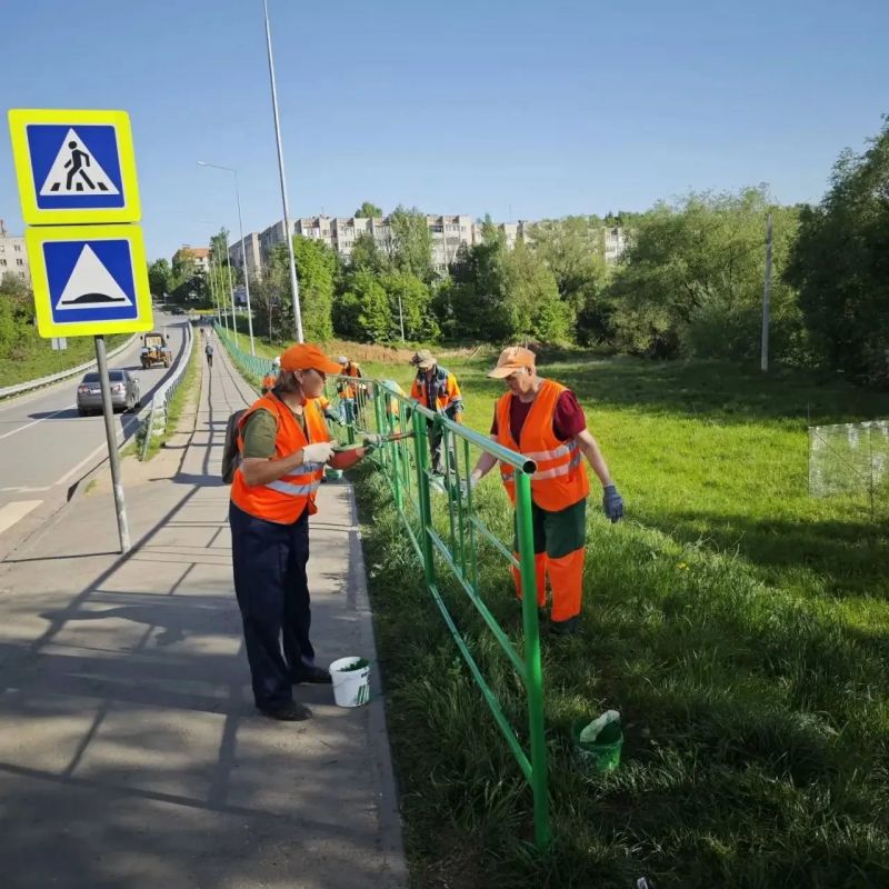 АО "Дорэкс" продолжает работу на улицах города Чебоксары