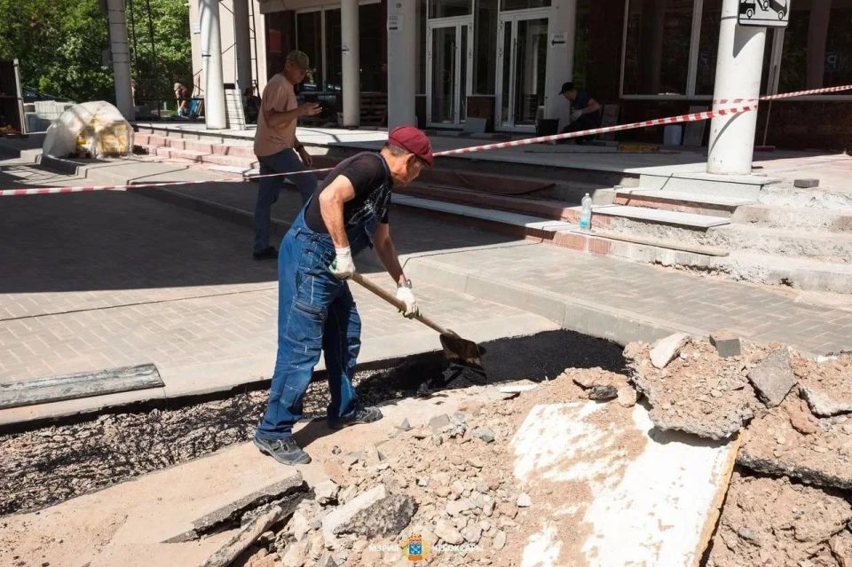 В Чебоксарах продолжается ремонт городского ЗАГСа В Чебоксарах продолжается ремонт городского ЗАГСа