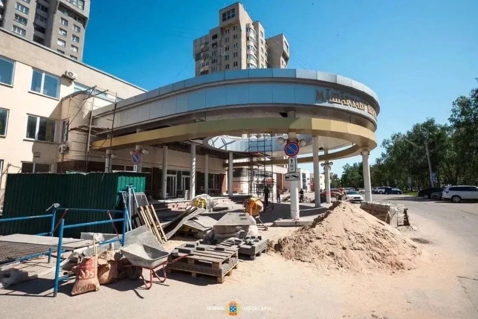 В Чебоксарах продолжается ремонт городского ЗАГСа В Чебоксарах продолжается ремонт городского ЗАГСа