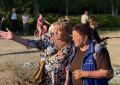 В Лапсарском парке проверили процесс благоустройства, которое стало возможным благодаря инициативным жителям и программе "НИМЕ"