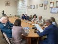 Встретился с участниками поисковых отрядов «Пламенные сердца» и «Свободный поиск»