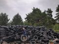 В Заволжье вывезли все отработанные автомобильные покрышки