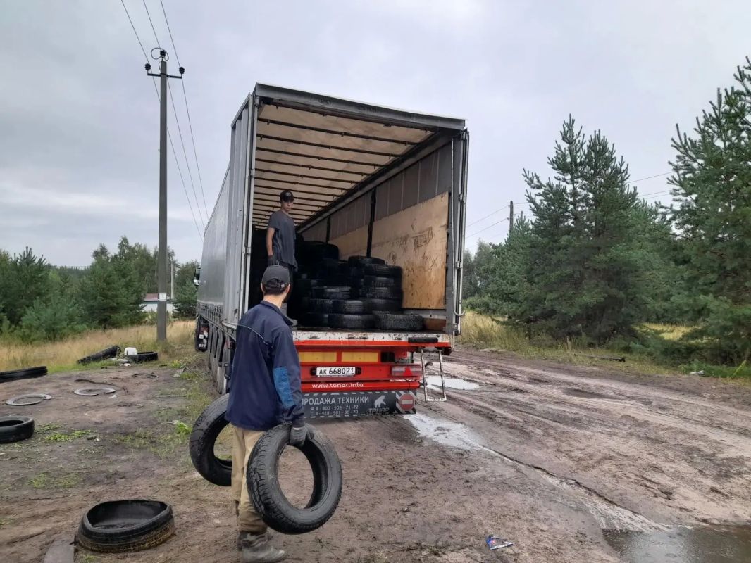В Заволжье вывезли все отработанные автомобильные покрышки В Заволжье вывезли все отработанные автомобильные покрышки