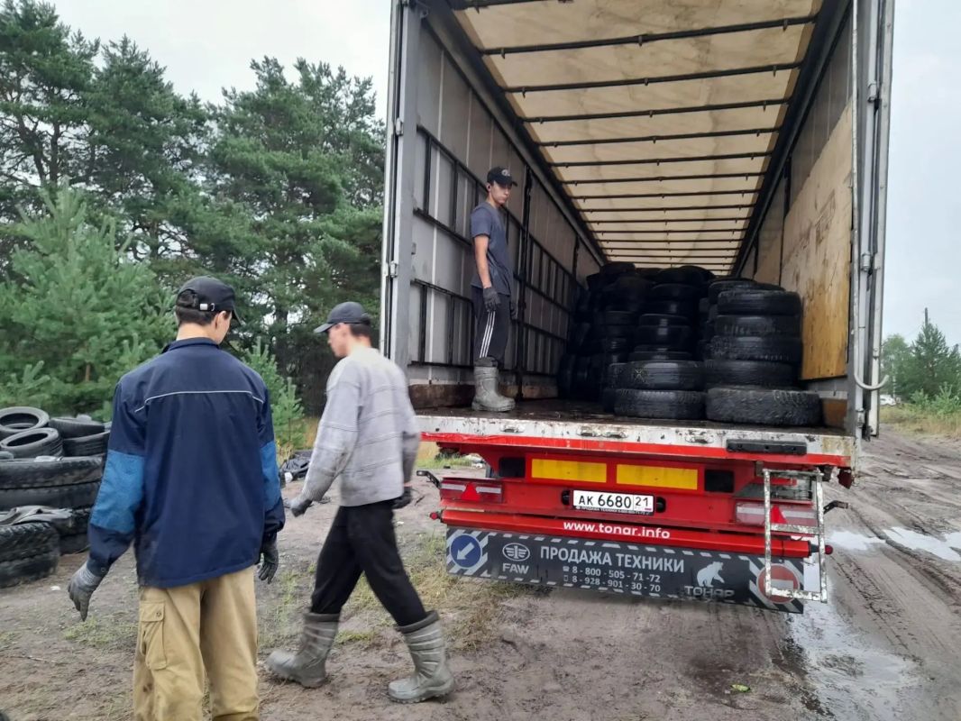 В Заволжье вывезли все отработанные автомобильные покрышки В Заволжье вывезли все отработанные автомобильные покрышки