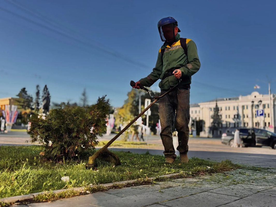 "Зеленстрой" на улицах Чебоксар: план на сегодня