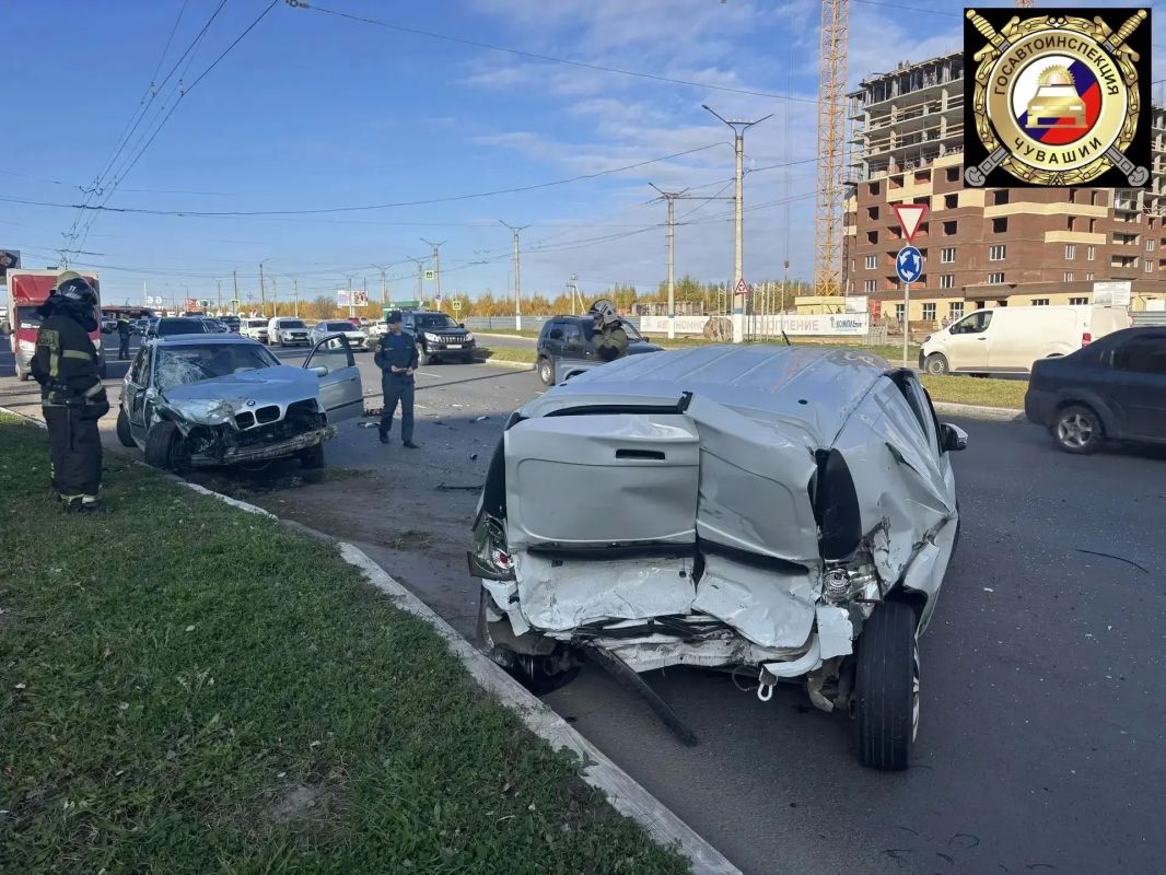 В Новочебоксарске произошло ДТП, в котором получили 2 водителя В Новочебоксарске произошло ДТП, в котором получили 2 водителя