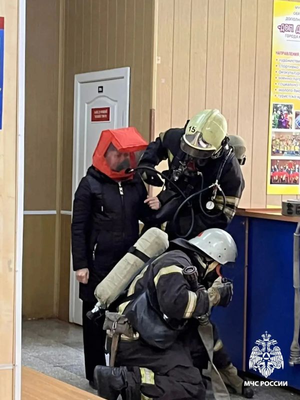 Условный пожар в Доме детского творчества Условный пожар в Доме детского творчества
