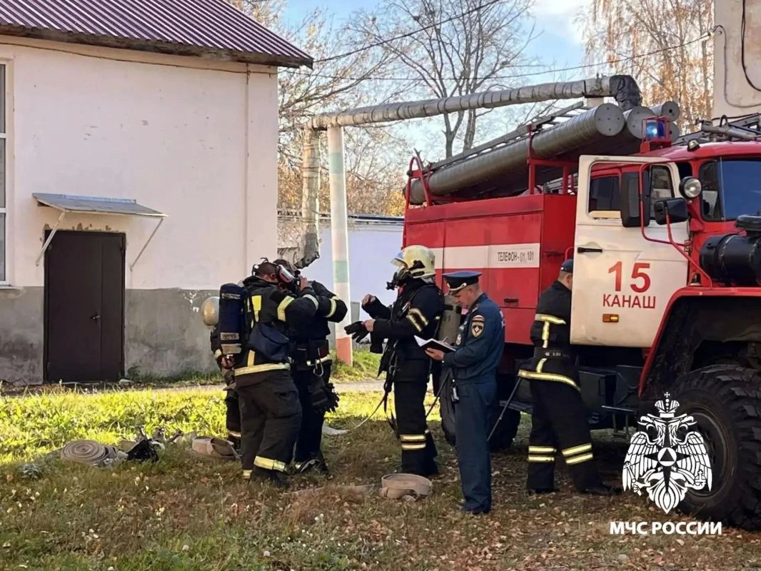 Условный пожар в Доме детского творчества Условный пожар в Доме детского творчества