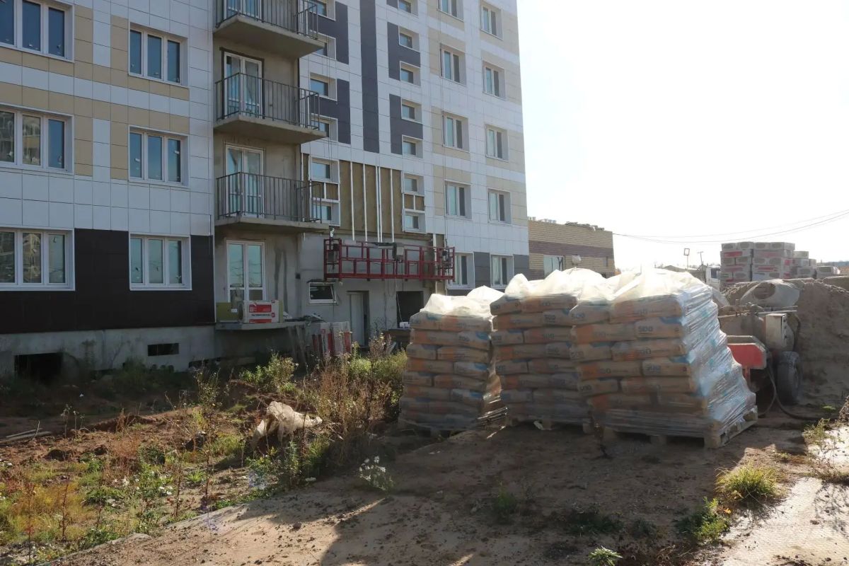 На позиции 4 в районе «Солнечный» возобновлены строительные работы