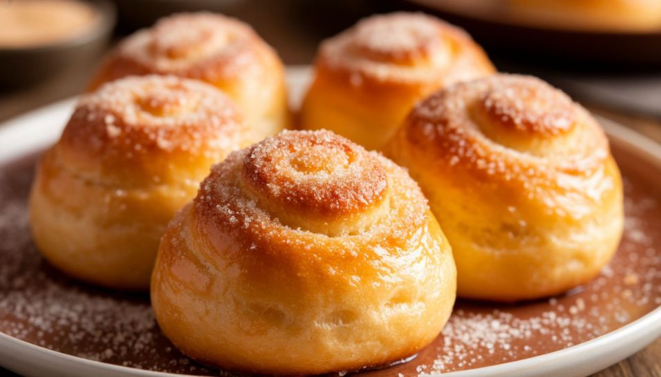 Сахарные плюшки, как в детстве — мягкие и ароматные