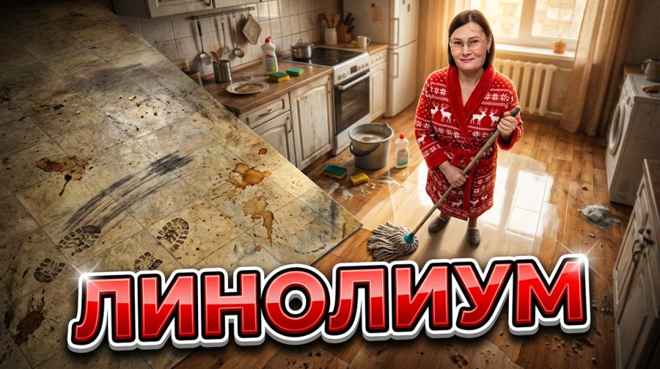 Как правильно ухаживать за линолеумом?